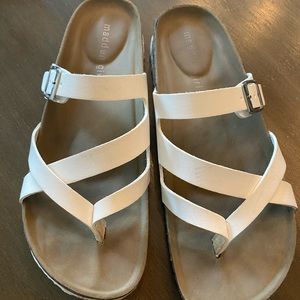 Madden Girl White Sandals